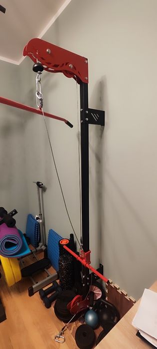 Wyciąg treningowy górny i dolny mocowany do sciany
