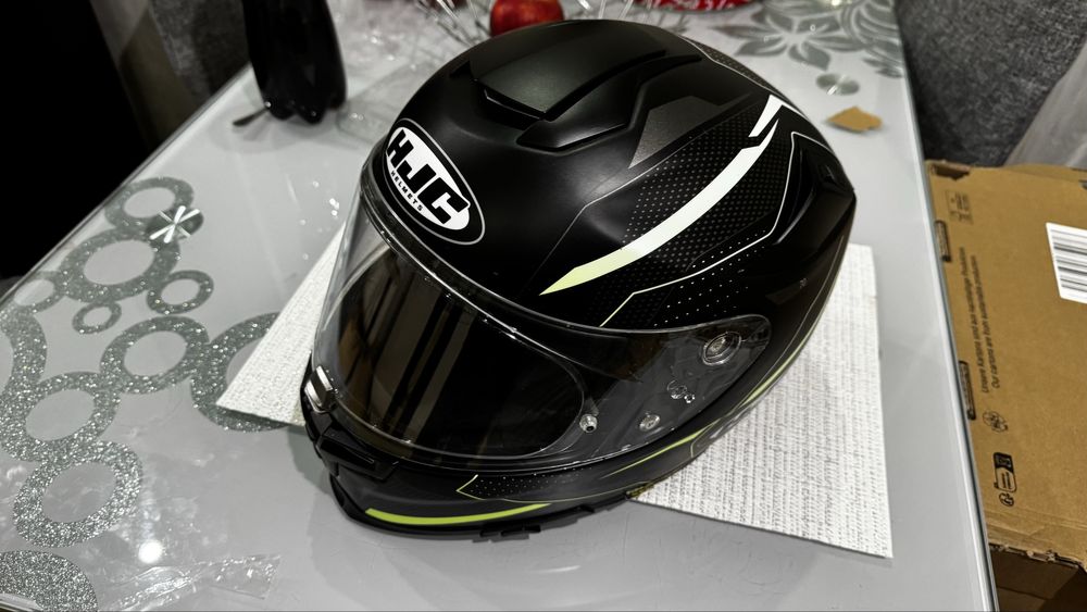 Kask HJC RPHA 70 dwa wizjery bezbarwny z pinlokiem i czarny rozmiar s