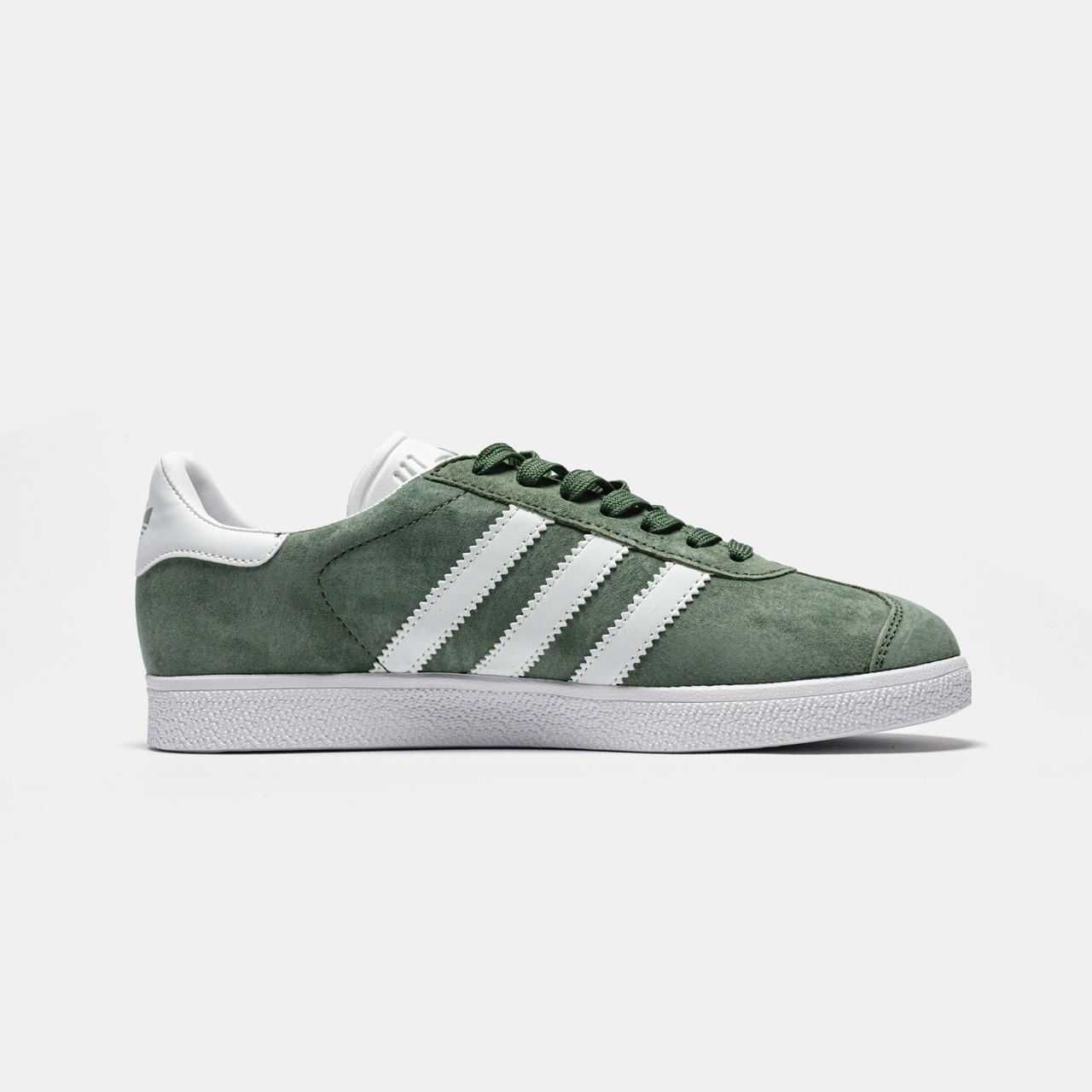 Кроссовки Adidas Gazelle Junior Moss Green White