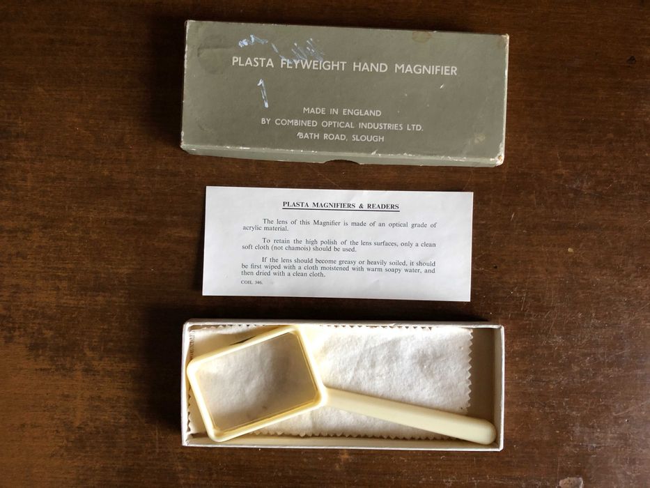 Вінтажна Англійська лупа Coil в рідній упаковці