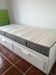 Cama Brimnes com Colchão Hovag 200x80
80x200 Ikea