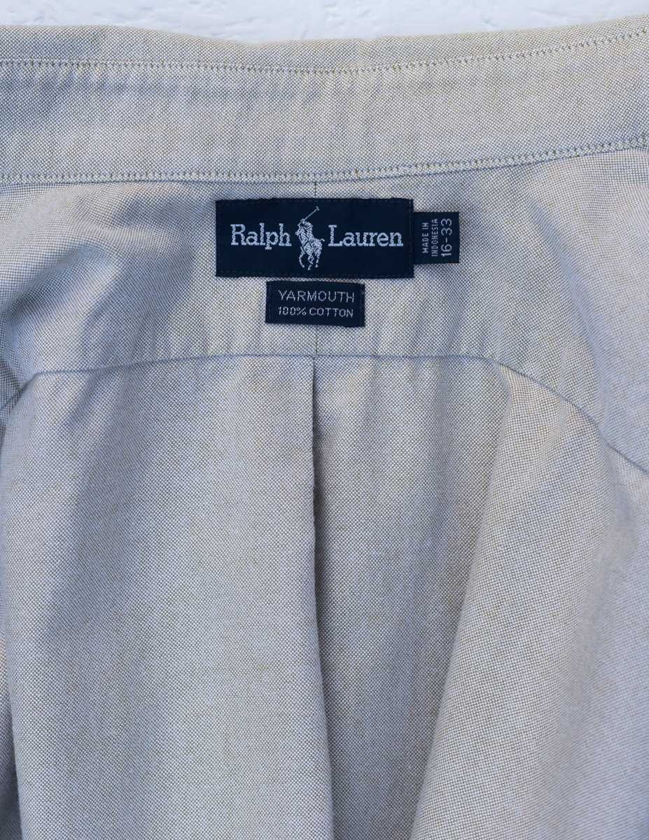 Ralph Lauren koszula roz 16-33 L oliwkowy melanż box fit baw. yarmouth