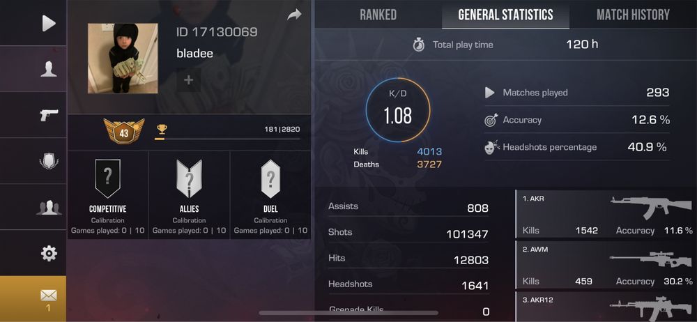 Продам олдовый аккаунт Standoff 2