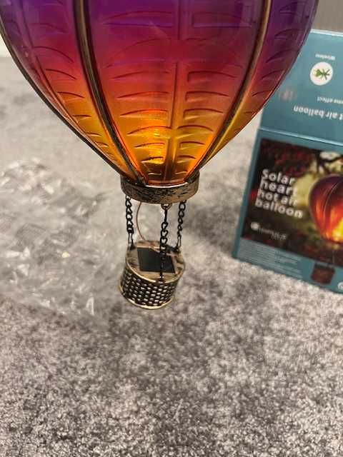Dekoracyjna lampa solarna balon Nowa