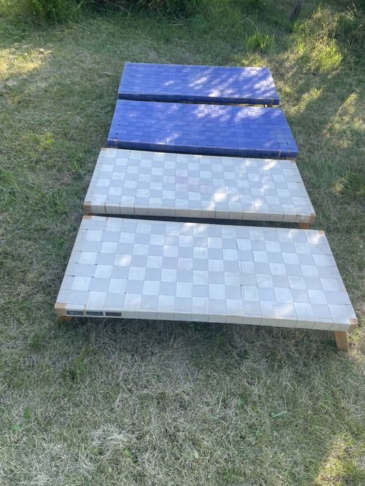 Leżak leżaczek przedszkolny leżanka PRL vintage legowisko