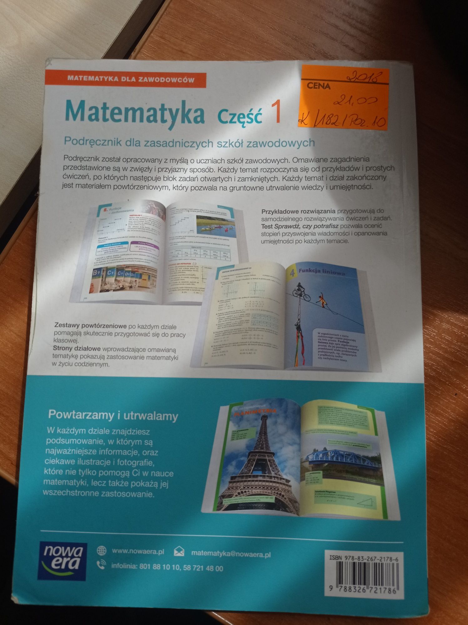 matematyka 1 zawodówka