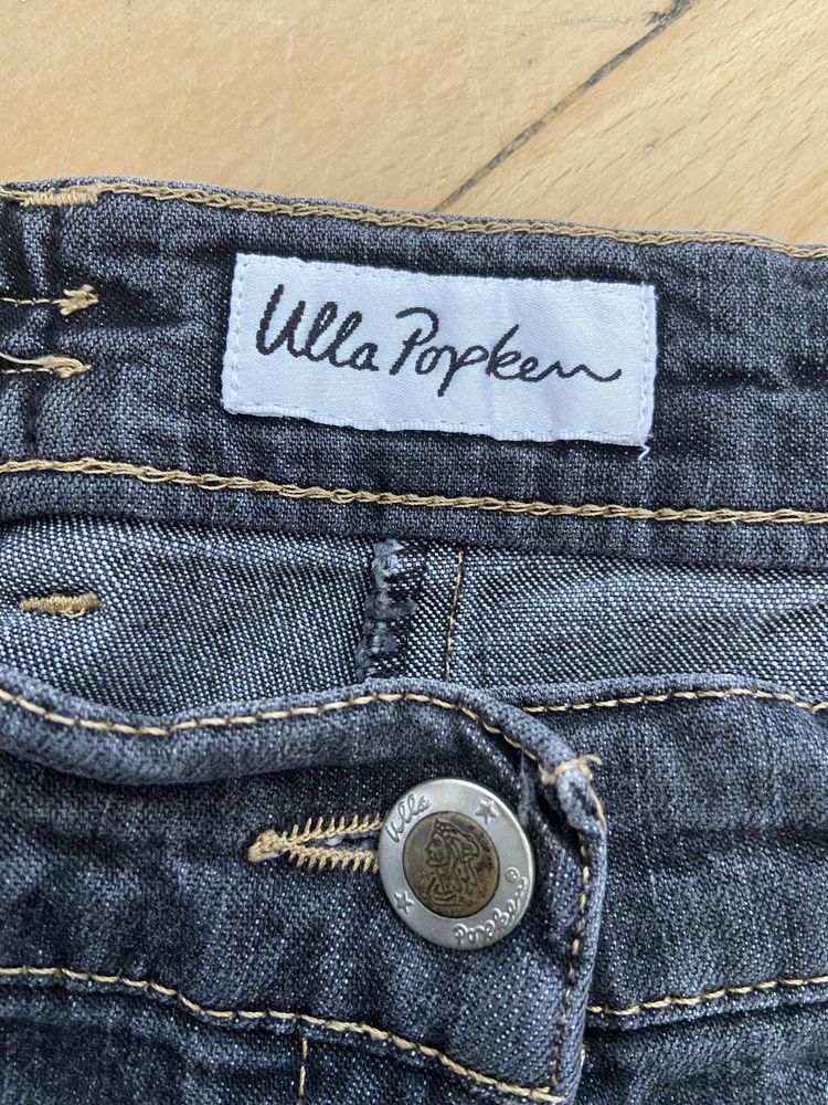 Ulla Popken rozm 46 48 4XL szare damskie spodnie jeasny dżinsy 3XL