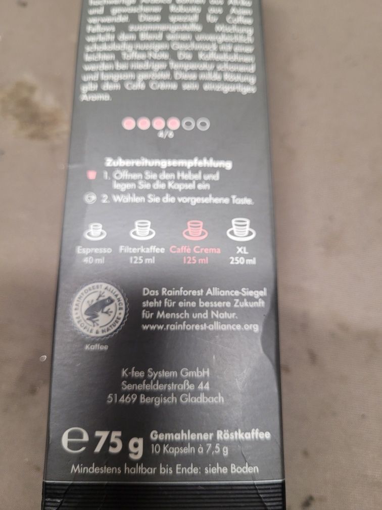 Kapsułki do expresu coffee felloows cefe crema tchibo tassimo