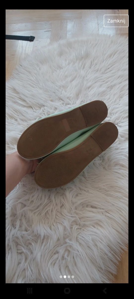 Baleriny baletki h&m  31/32  kokardką
