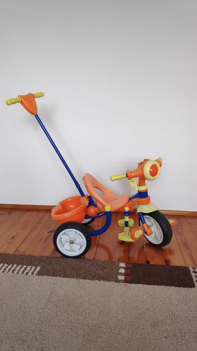 Rowerek trójkołowy, spacerowy, pchacz.