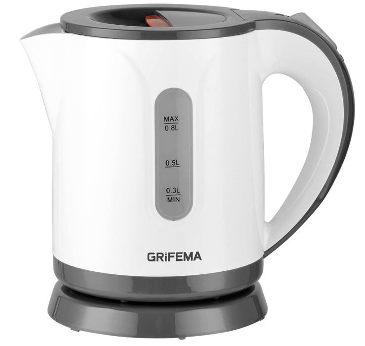 Czajnik elektryczny Grifema GC1001 0,8 litra, 1100W, podstawa 360º