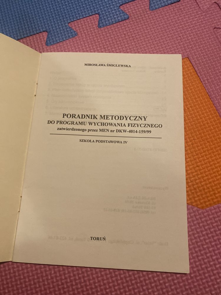Poradnik metodyczny Wychowanie fizyczne szkola podstawowa IV