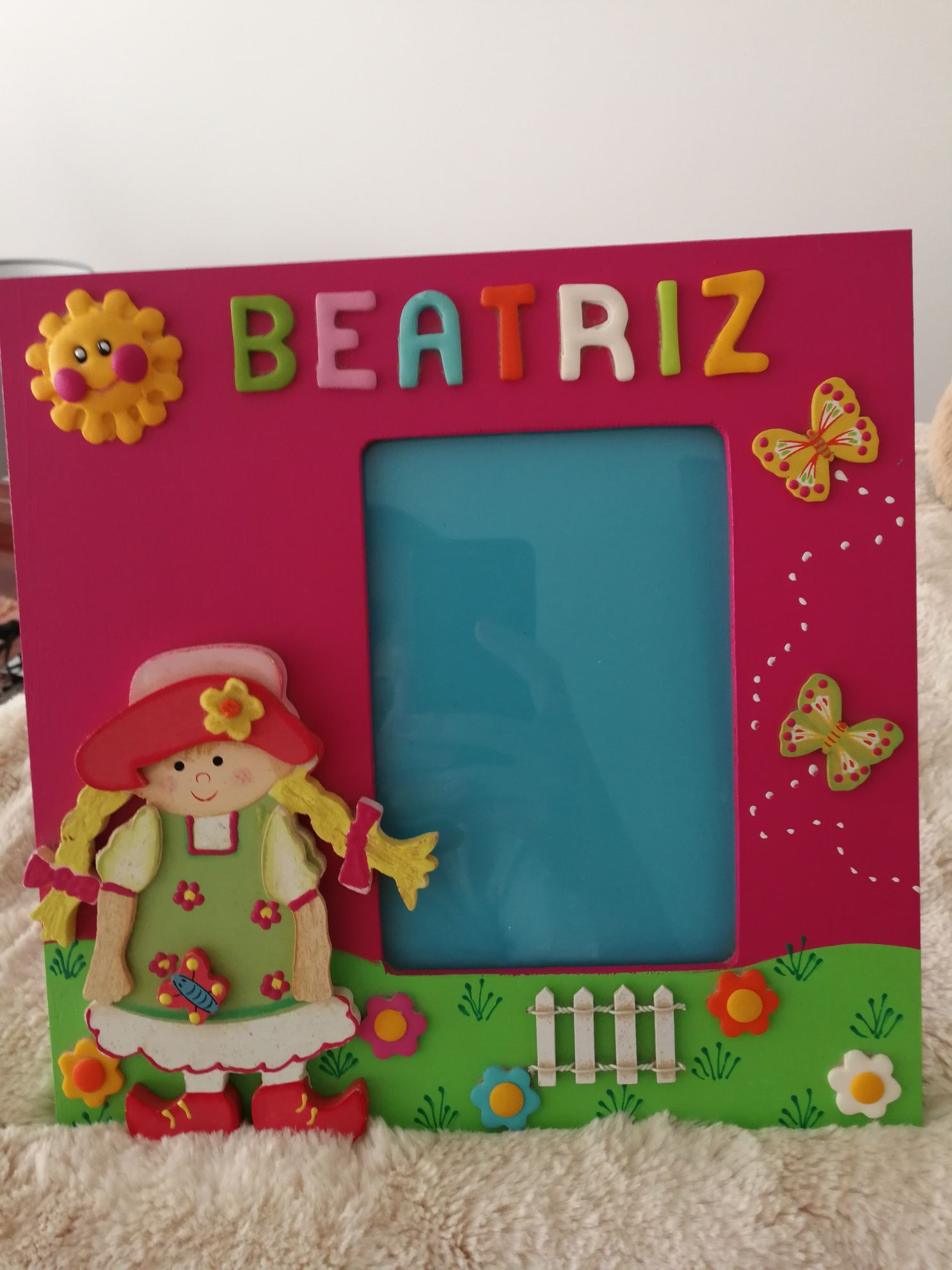 Moldura para uma menina chamada Beatriz