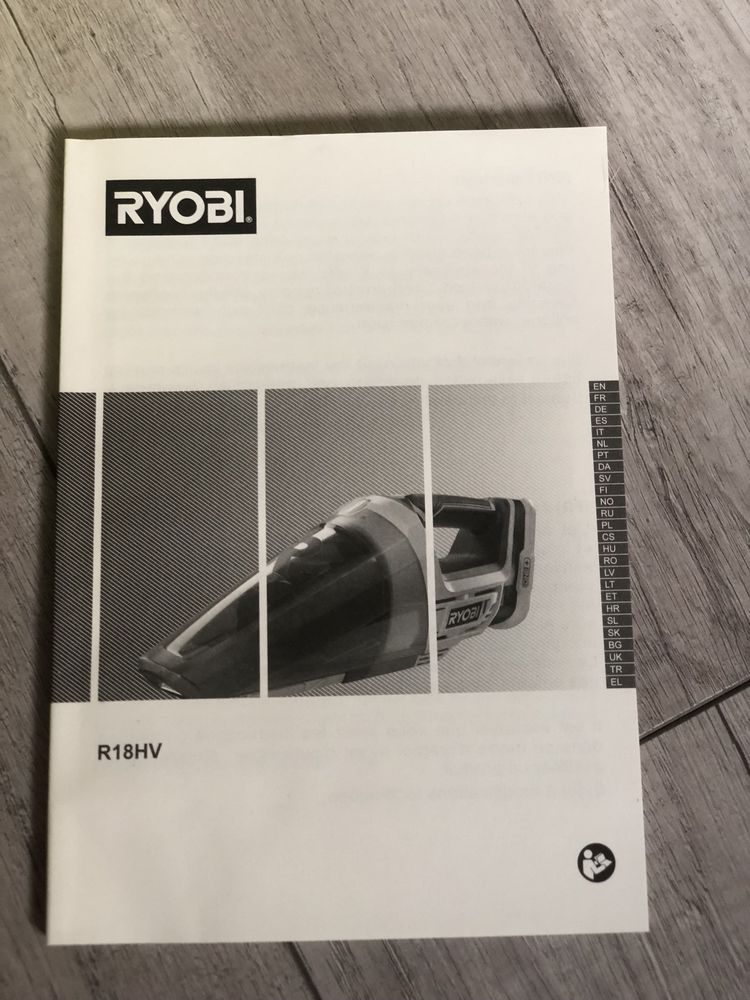 Odkurzacz RYOBI/BATERIA2ah/ładowarka