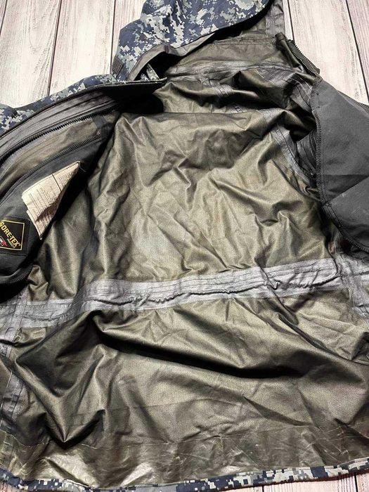 Тактическая Военная ветровка ВВС США US NavyGore Tex Blue Digital Camo