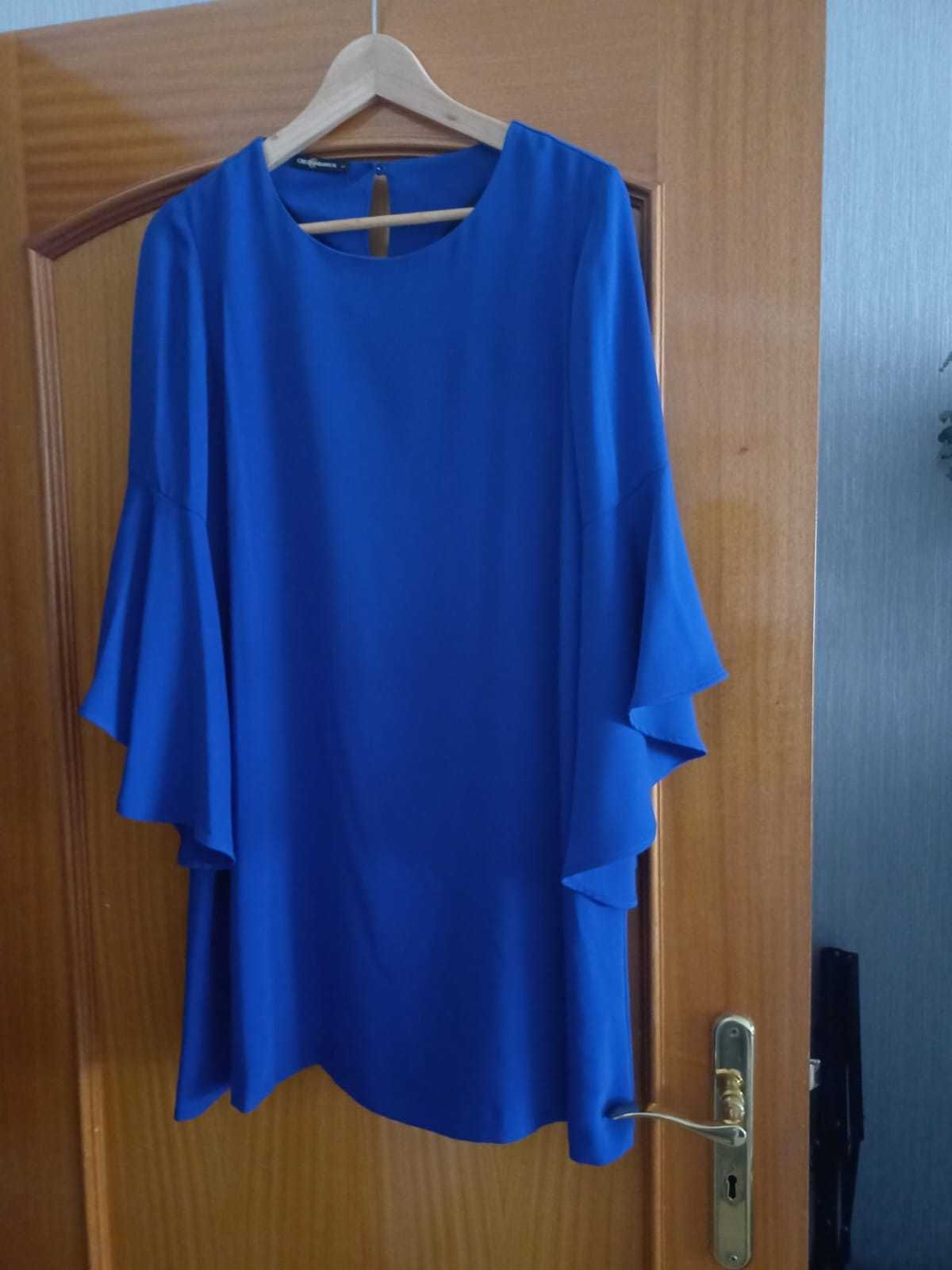 Vestido azul Cristina Barros
