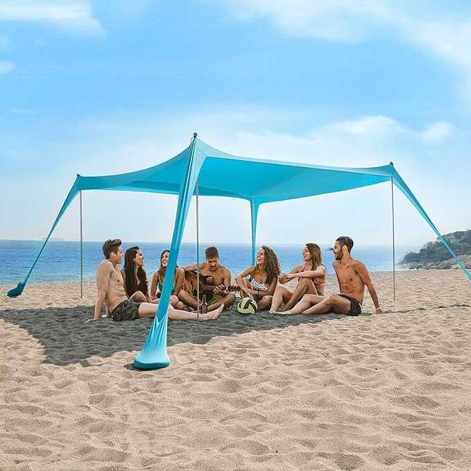 Żagiel przeciwsłoneczny namiot plażowy 3x3