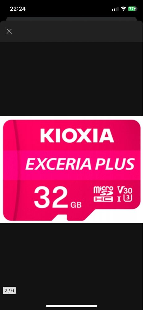 Szybka karta pamięci microSD 32GB Kioxia Exceria Plus U3 A1 98/65MB/s