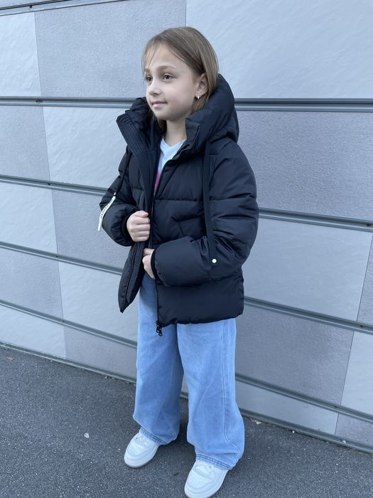 Зимовий пуховик на дівчат зростання 122-140р