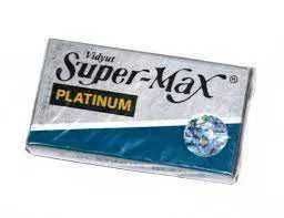 Лезвия для бритья Super-MaX PLATINUM 5 штук Индия.