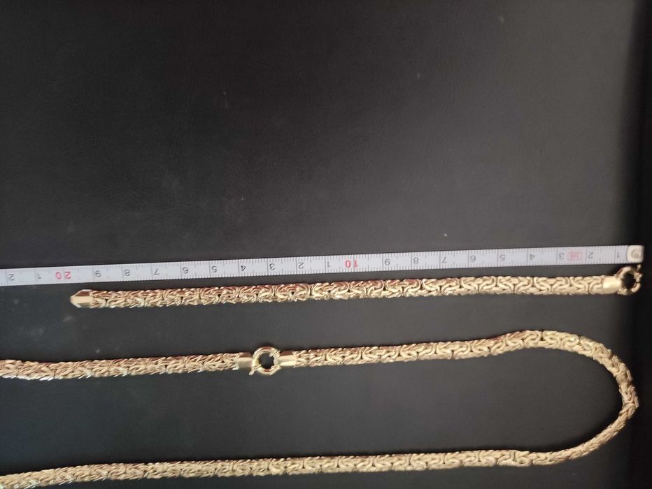 Złoto 585 naszyjnik+bransoletka super promocja tylko 350pln gram