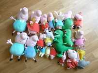 Zabawki maskotki z bajki Swinka Peppa Pig 10 zł sztuka