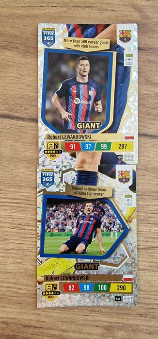 Karty FIFA 365 Lewandowski GIANT 438 i 441