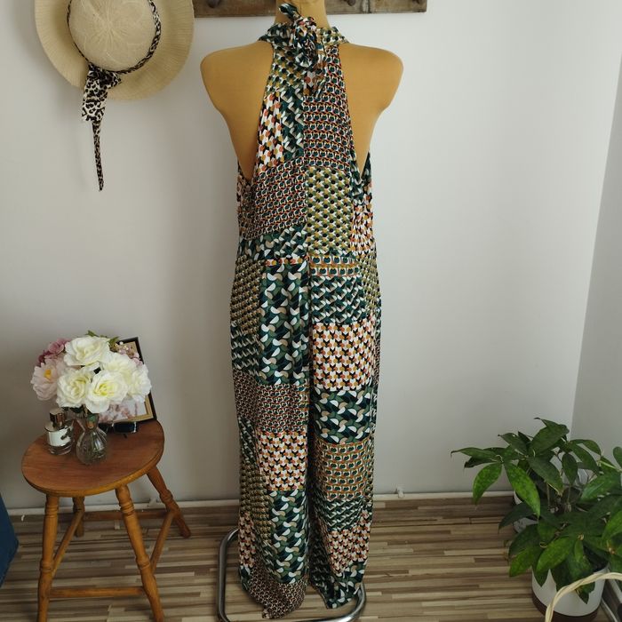 Kombinezon damski Apricot 42/44 spódnico-spodnie, letni, wzorzysty