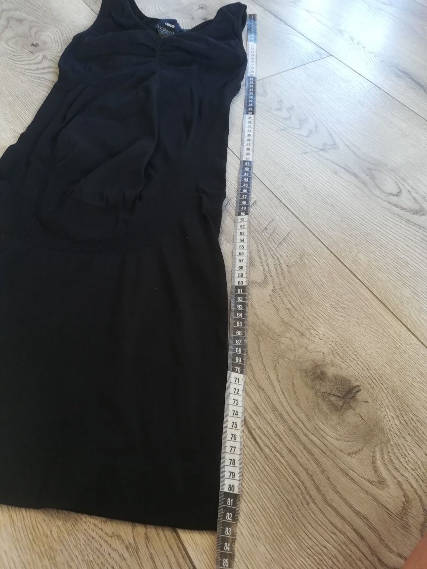 R. 34 asos czarna modelująca figurę długa pod sukienke