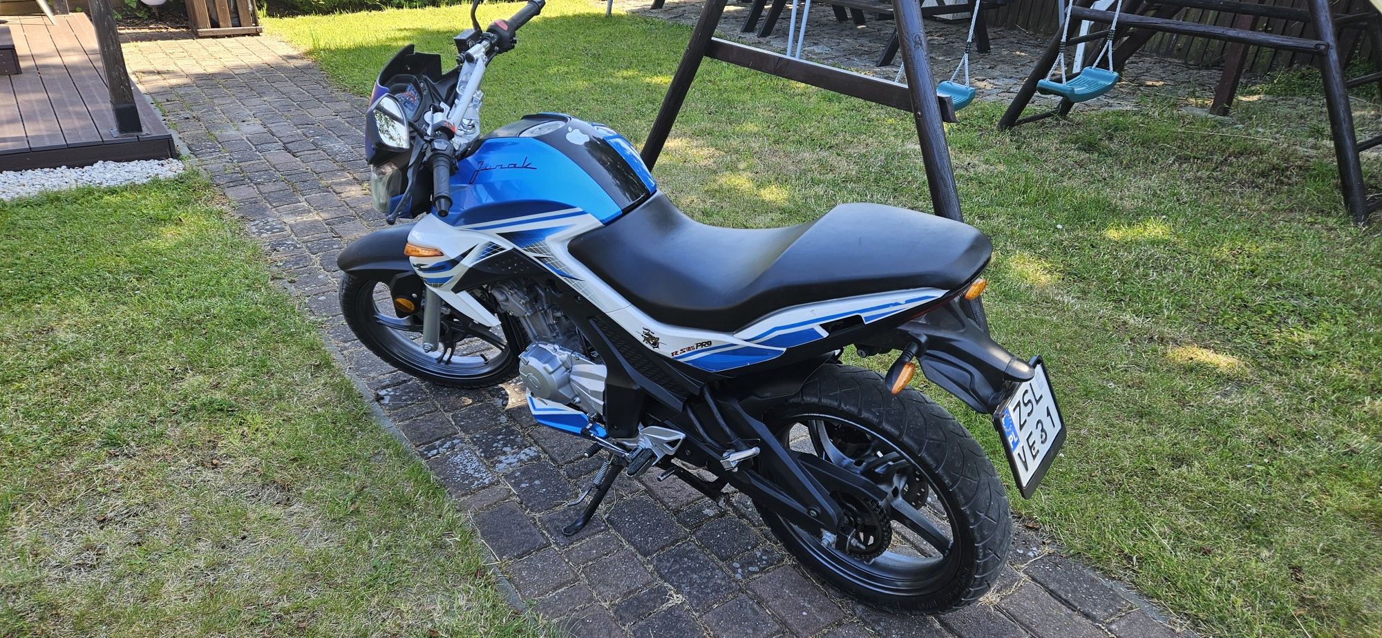 Junak RS 125 PRO 2016r wydech Akrapović