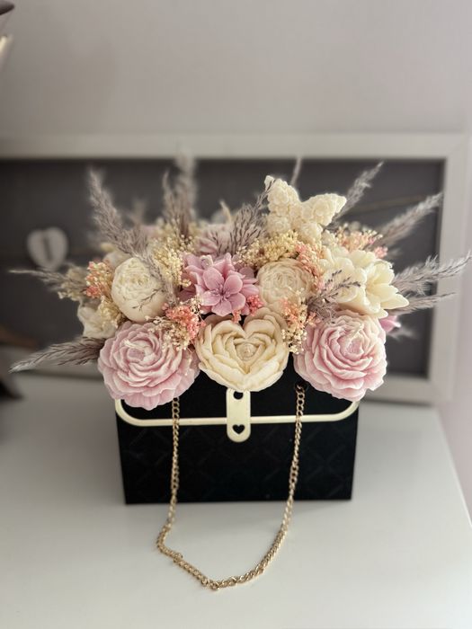 Bukiet ze świec sojowyh zapachowyh