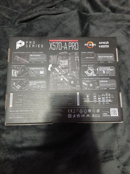 Placa-mãe MSI X570-A PRO (Socket AM4, ATX) – NOVA