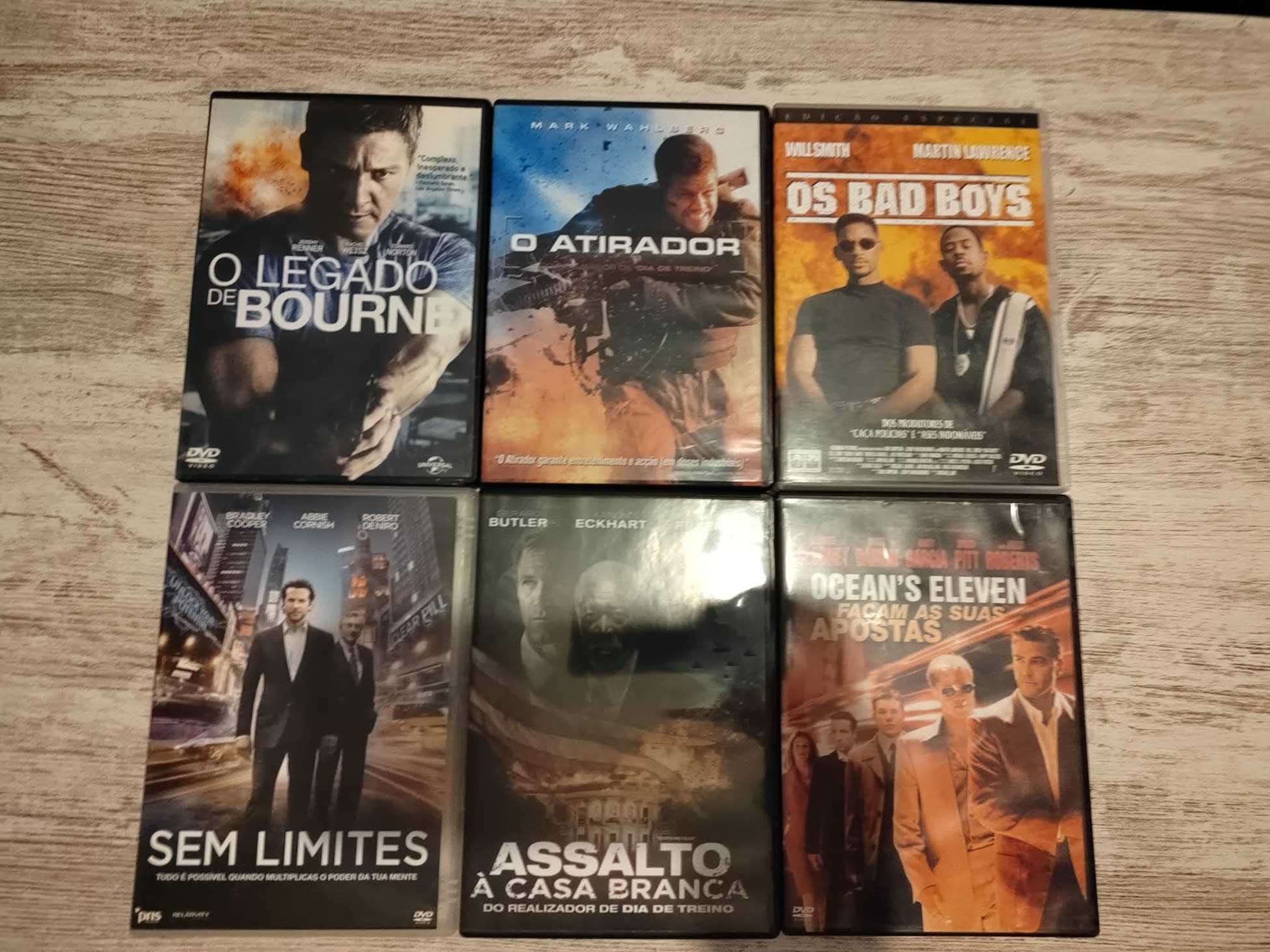 Vendo conjunto de filmes em DVD