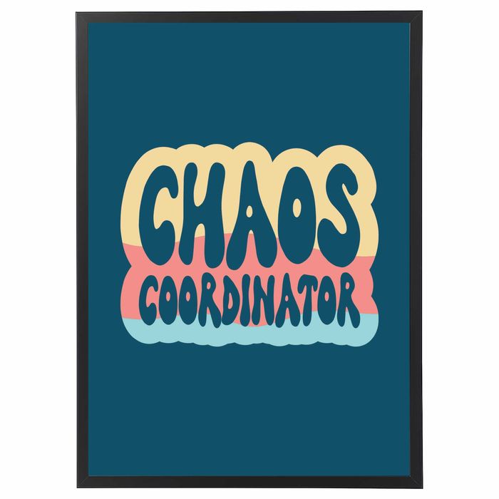 plakat abstrakcja, plakat typografia, plakat napisy na ścianę