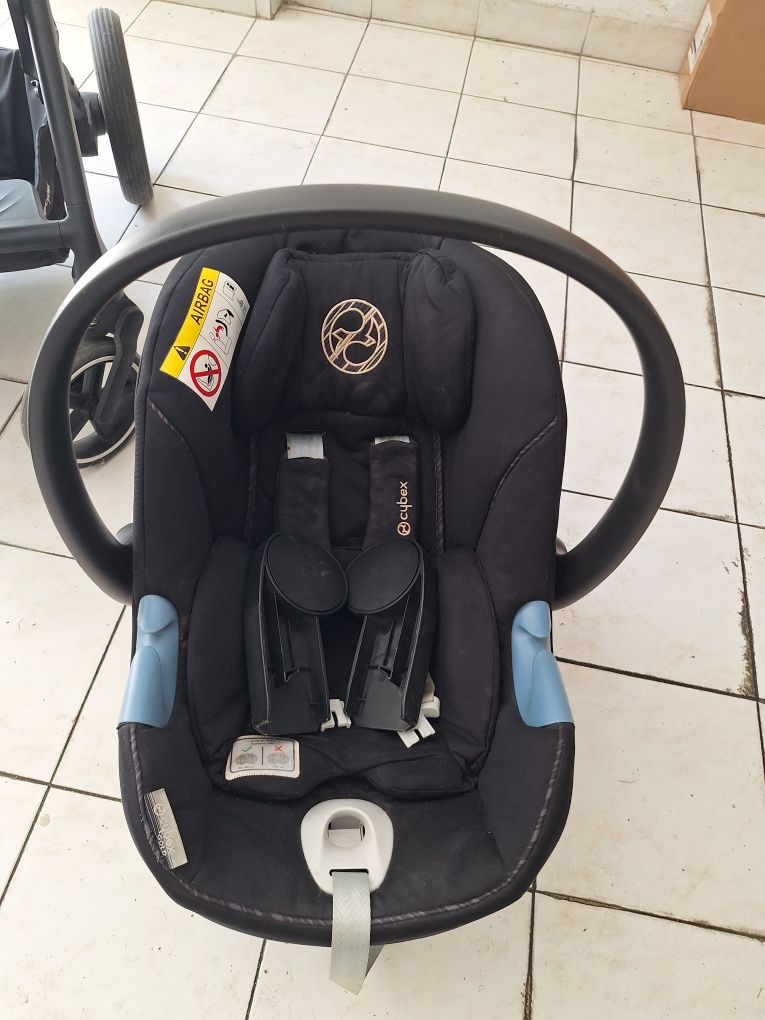 Vendo carro de bebé com ovo e isofixo cybex