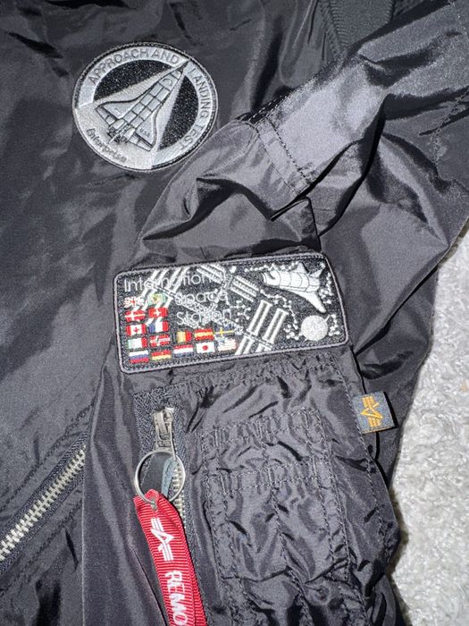 Бомбер Alpha Industries MA-1 NASA Space shuttle ARES edition