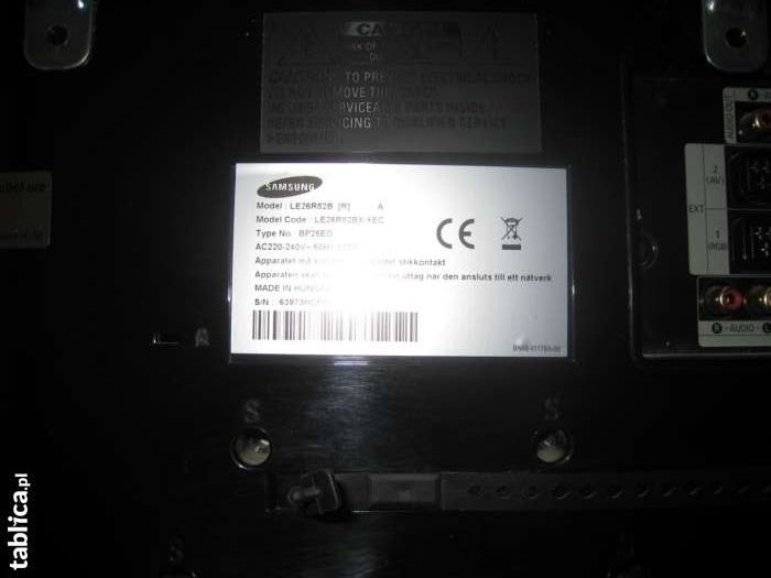 Telewizor LCD Samsung LE 26 R 82 B- 26 cali