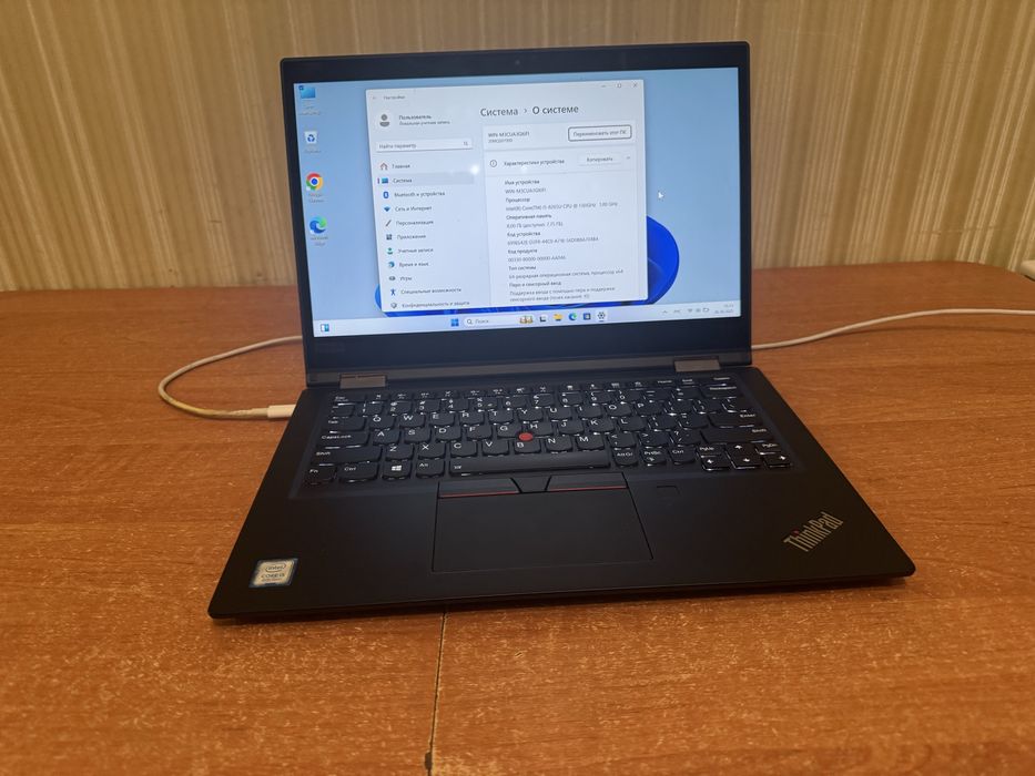 Ноутбук Lenovo X390 Yoga core i5 8gen fulhd ips сенсорний