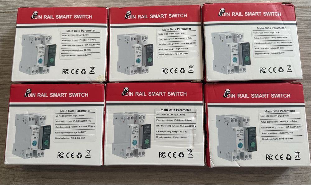 Smart Wi-Fi aвтомат Tongou TO-Q-SY2 63A Tuya Smart Остання версія