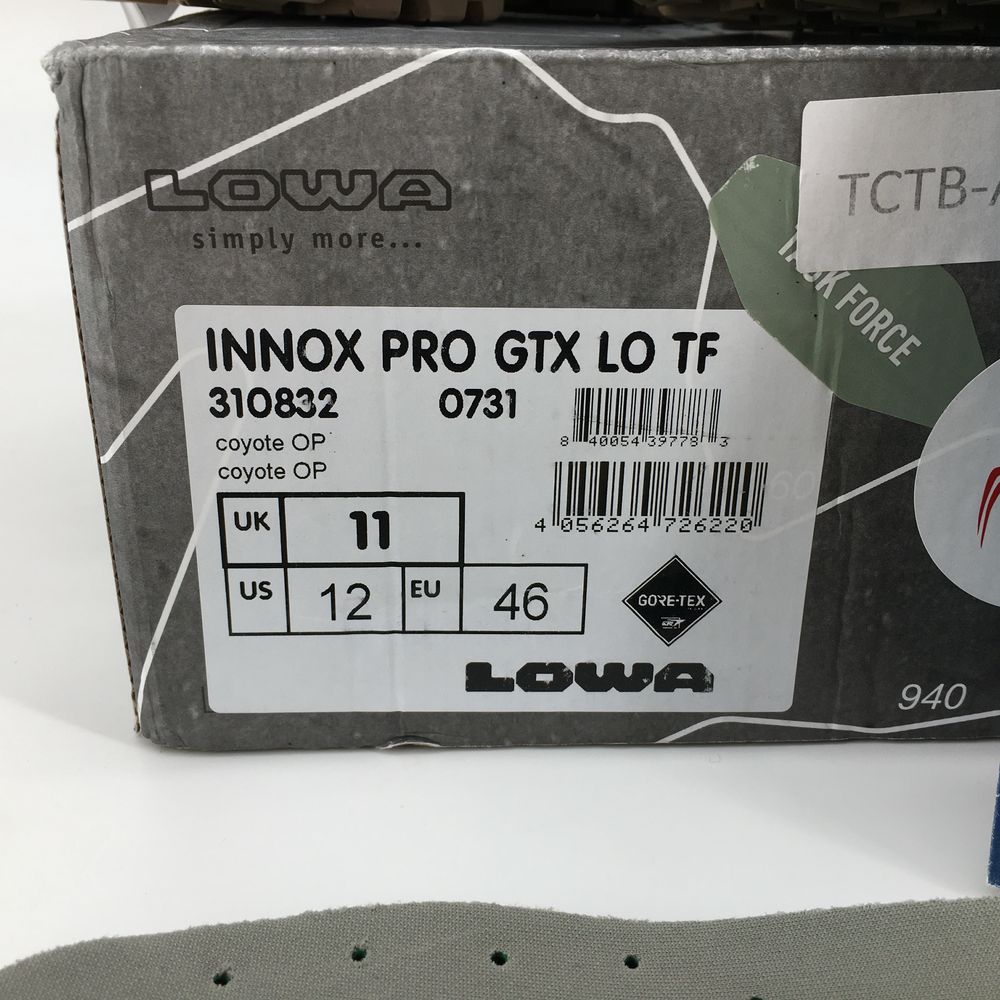 Мужские тактические кроссовки Lowa Innox pro GTX LO TF 46 оригинал