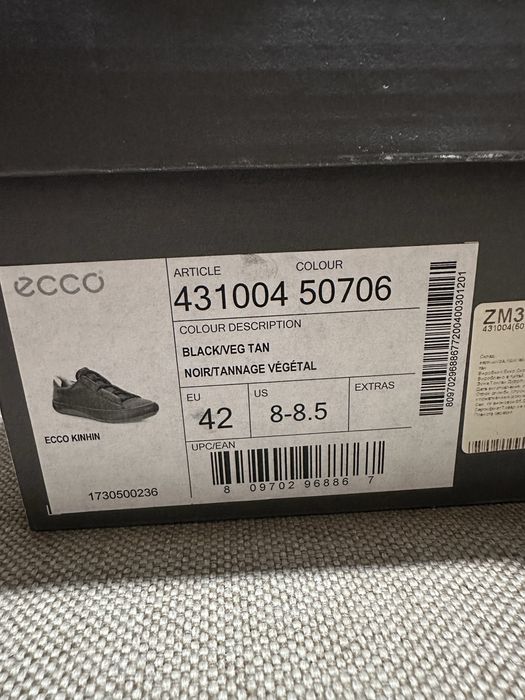 Ecco черевики шкіряні. р 42.