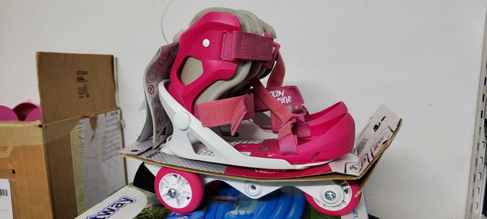 Patins em Linha para Menina novos!  Tamanho 28 a 30