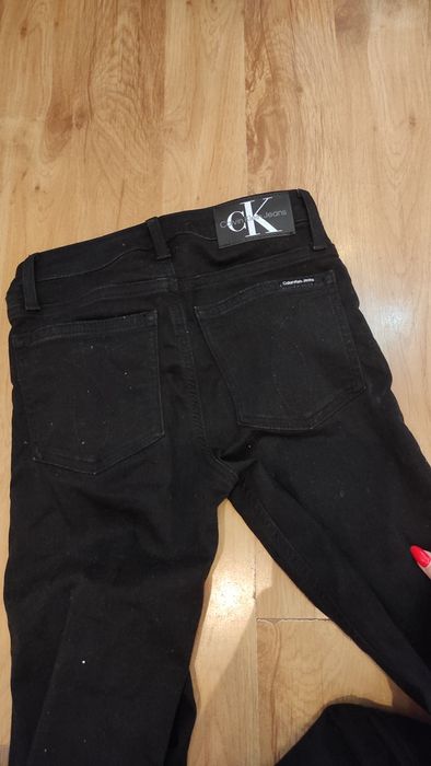 Spodnie jeans czarne Calvin Klein