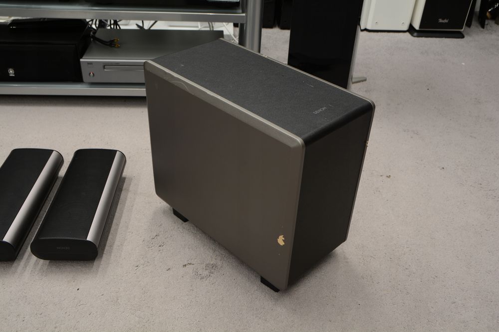 Zestaw kino domowe Denon S-302 kolumny subwoofer i DVD + pilot i kable