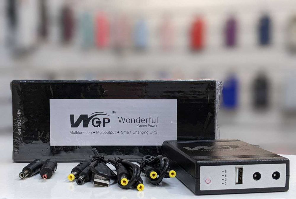 ДБЖ для роутерів WGP 103 UPS 5V 9V 12V 8800 mAh Black