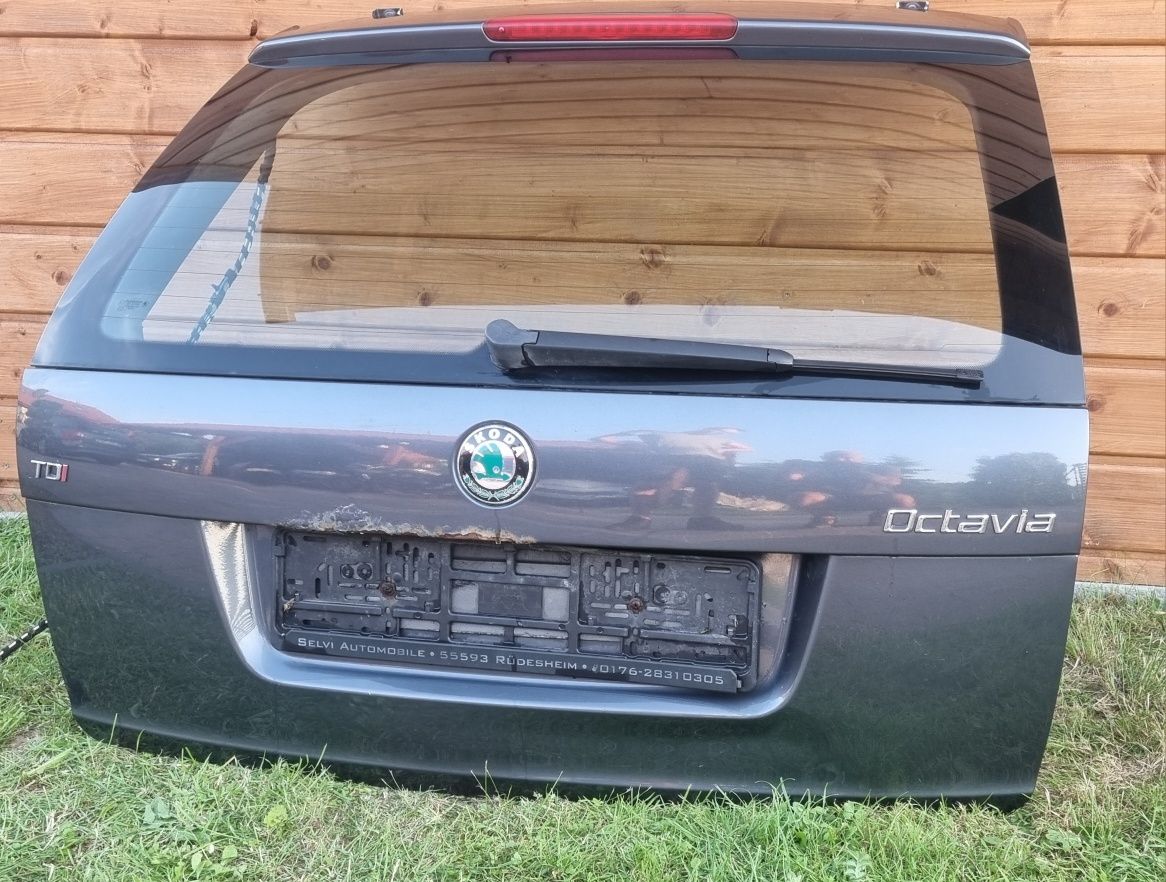 Klapa bagażnika Skoda Octavia 2 II FL kombi kolor 9153