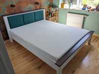 Łóżko drewniane (bukowe) z materacem 160x200