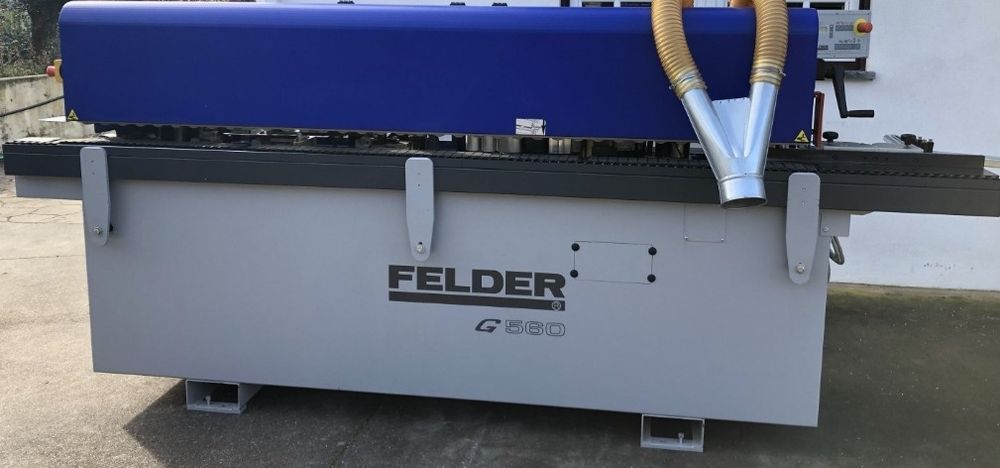 Orladora. Marca felder com tupias de entrada