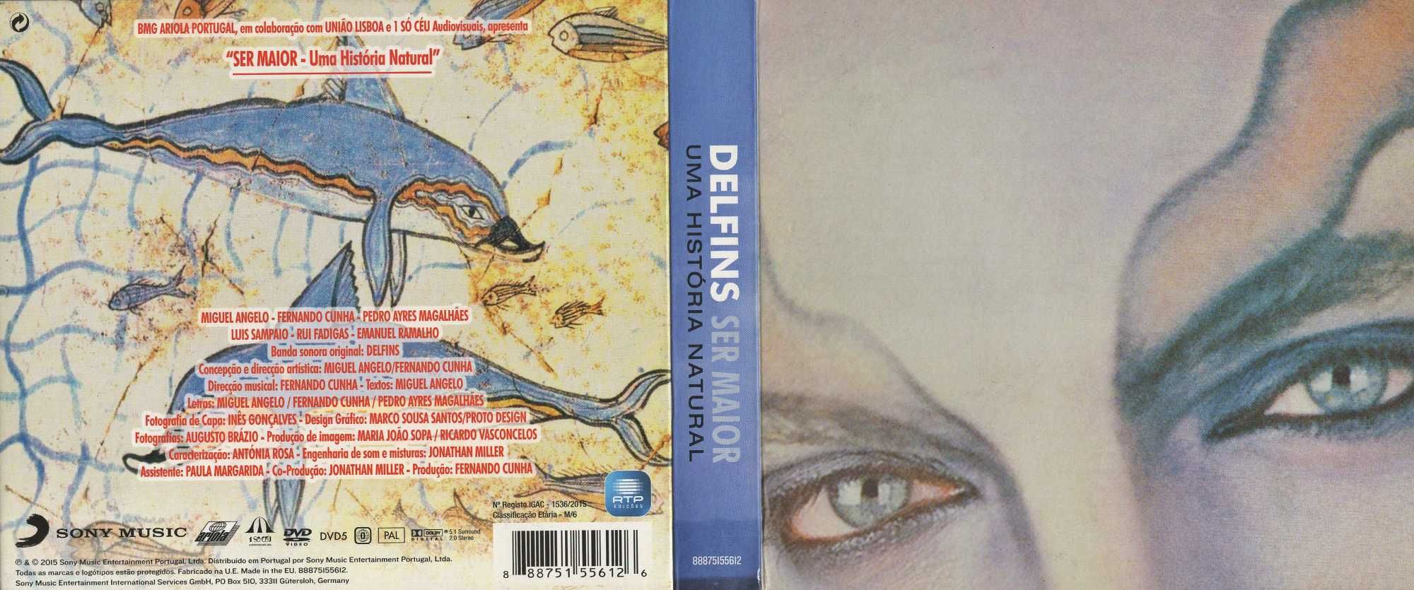 Delfins – Ser Maior [Uma História Natural] (1993/2015) [2CD + 1 DVD]