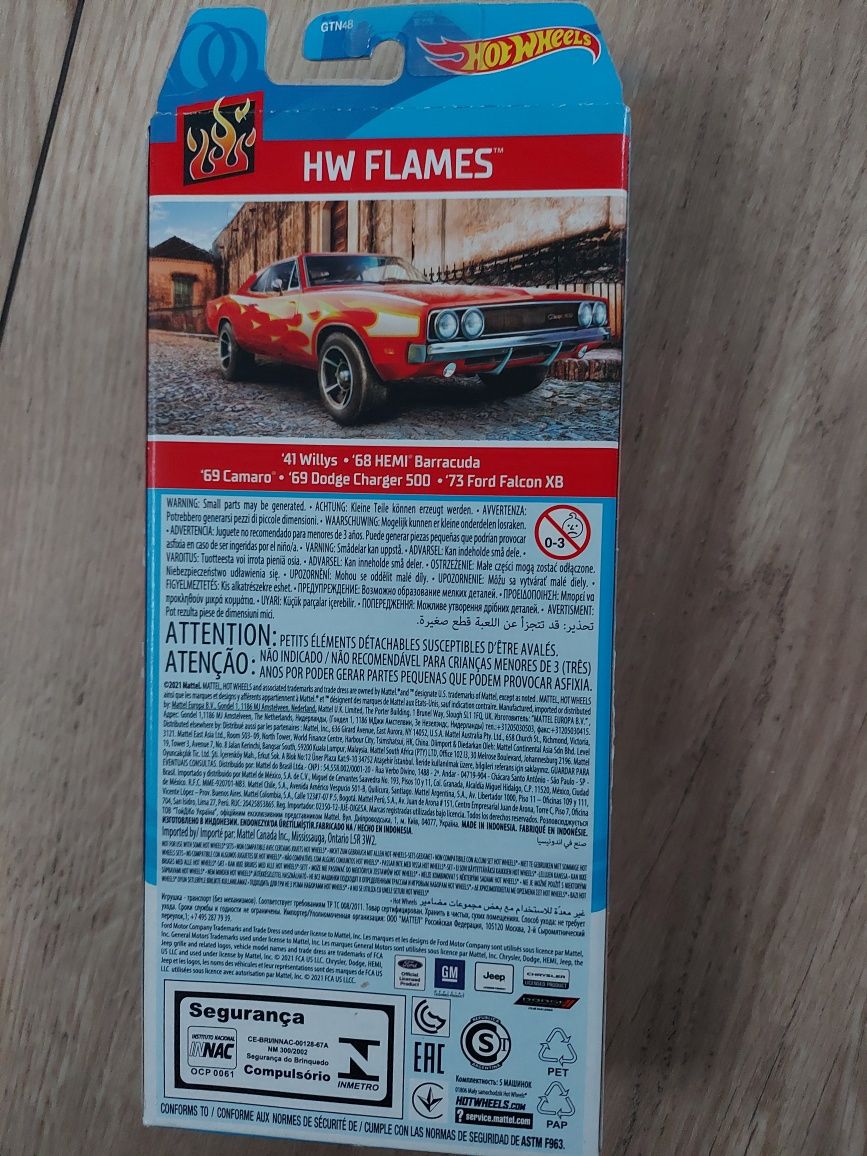 HotWheels Hot Wheels hw flames GTN48 kolekcjonerskie